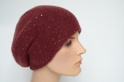 Вицио итальянский берет бордового цвета для женщин