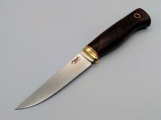 Нож Удобный сталь D2 комлевой орех