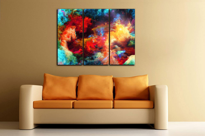 Модульная картина "Волшебный цвет"