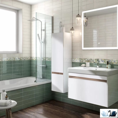 Керамическая плитка Kerama Marazzi Монпарнас желтый 8.5x28.5 см глянцевый