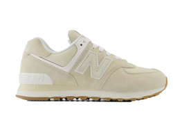 New Balance 574 Бежевые (Экозамша)