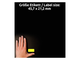 Этикетки А4 всепогодные Avery Zweckform, жёлтый полиэстер, 45.7x21.2мм, 48шт/л, L6103-20