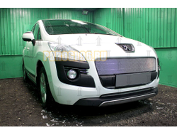 Защита радиатора Peugeot 3008 2009-2013 chrome верх