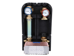 Насосная группа STOUT с теплообменником 34 пластин, без насоса в теплоизоляции Арт: SDG-0038-342501