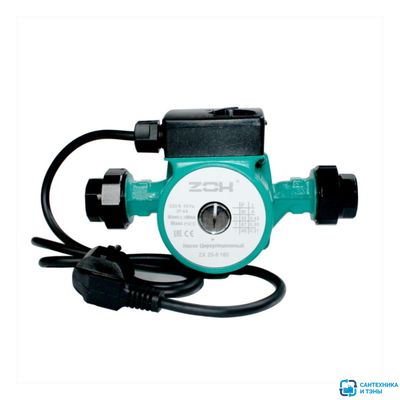 Насос для отопления циркуляционный ZOX ZX 25-4 180, с гайками