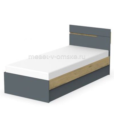 ЭВ035 Кровать Стелла-ЭВ (900). Размер: 940х900х2030. Спальная зона: 900х2000.