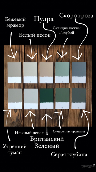 КРАСКА ДЛЯ МЕБЕЛИ И ДЕКОРИРОВАНИЯ ATURI DESIGN МЕЛОВОЙ БАРХАТ ЦВЕТ Скоро гроза