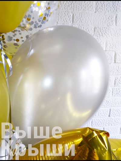 Серебро металлик 30см