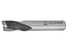 Фреза шпоночная ВИЗ с цилиндрическим хвостовиком, сталь Р6М5, ГОСТ 9140-78