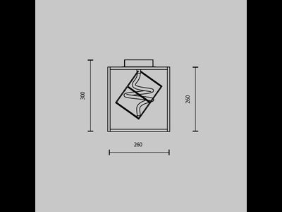 Потолочный светильник Membrane, MOD345CL-L9BS3K