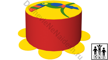 Пуфик «Попугай»