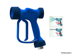 Размывочный пистолет RB 65 Aisi 316, 60 л/мин; 24 бар; 90град; вход 1/2"г