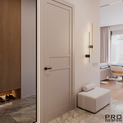 Межкомнатные двери Archi Line Горизонт 2200-2300 мм, каркас 42 мм наружного открывания