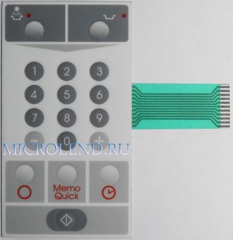 мембрана клавиатуры свч печи MOULINEX MICRO-CHEF B735A