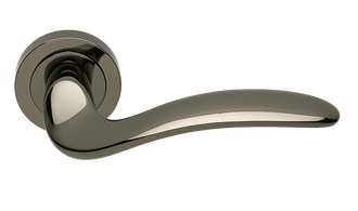Дверные ручки Morelli Luxury COBRA NIN Цвет - Черный никель