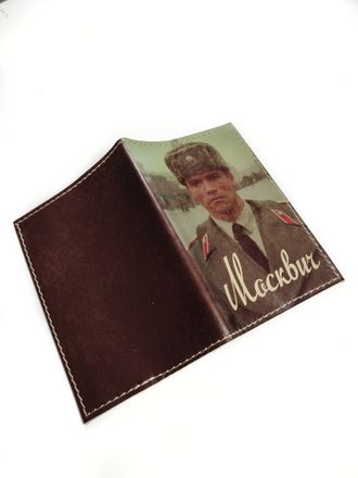 Обложка на паспорт с принтом "Москвич"