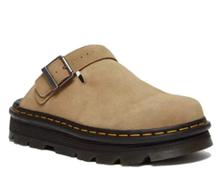 Dr.Martens Zebzag Suede Slingback Platform Mule Savannah Tan