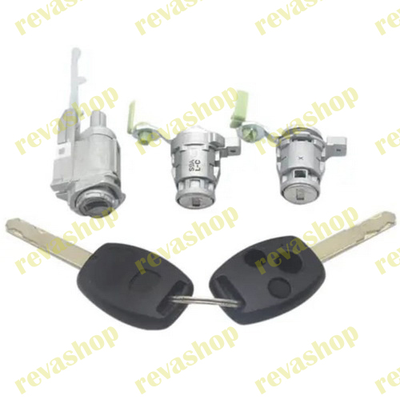 Комплект личинок замков дверей зажигания Honda Old CRV Ful с корпусом для пульта открывания дверей