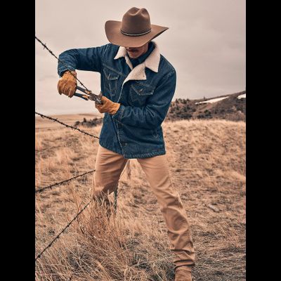 Полупальто Wrangler® Western Sherpa Lined Denim Coat