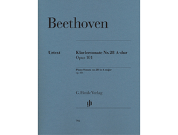 Beethoven. Sonate №28 A-dur op.101: für Klavier