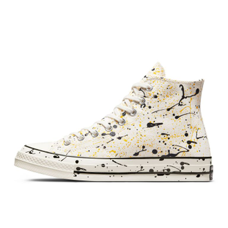 Кеды Converse Chuck Taylor 70 Archive Paint Splatter белые высокие