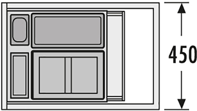 Встраиваемая система 34л XXL Hailo