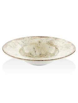 Тарелка глубокая d 28 см 480 мл для пасты, для супа Tierra Bone