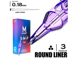 3 RLLT/0.18 - Round Liner Long Taper "MAST SMP PMU"