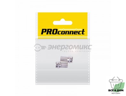 Разъем антенный F-штекер для кабеля rg-6 (2шт.), Proconnect, 05-4003-6-8