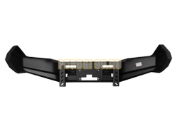 Передний силовой бампер серии Туризм на Nissan Pathfinder III 2010-2015 (02.049.01)