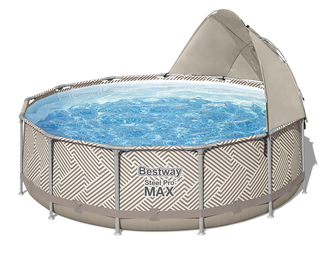 Каркасный бассейн с навесом Bestway Steel Pro Max 396x107 см (561FY)