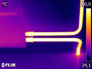 Картинка. Образец термограммы снятой на Flir E40