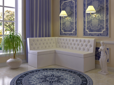 Скамья угловая Венеция кожзам (Бонмебель)