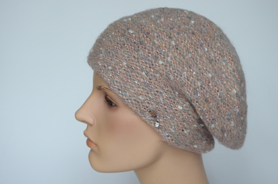 Розовый берет женский Vizio Италия 1024 B