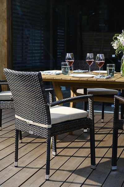 Обеденный комплект Modena 180 см на 6 персон со стульями