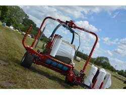 Обмотчик рулонов прицепной, самозагружающийся, скоростной Z-598