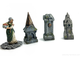 Cemetery plinths (painted)