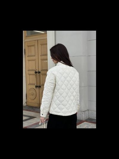 Весенняя норвежская стёганая куртка &quot;бомбер&quot; Fergo Norge (pearl)