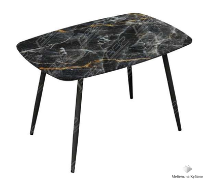 Стол кухонный "Оникс" подстолье , МДФ+стекло