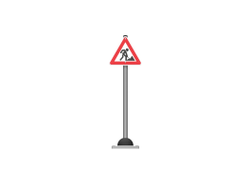 Дорожный знак "Дорожные работы" Romana 057.96.00-03