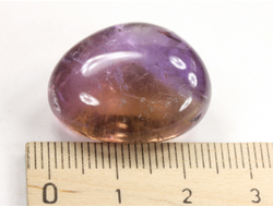 Аметрин, галтовка, Боливия (25*21*13 мм, 9,6 г) №38342