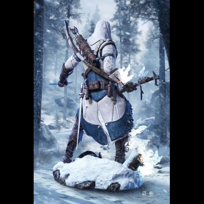 ПРЕДЗАКАЗ - Коннор Кенуэй (Assassin's Creed 3)  - Коллекционная СТАТУЯ 1/8 Assassin’s Creed Animus Connor Kenway (PA050AC) - PureArts ?ЦЕНА: 21500 РУБ.?