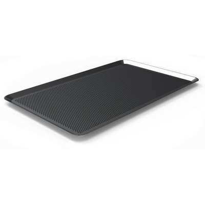 Противень перфорированный 600*400*10 мм, 4 борта 35°, алюминий, антипригарное покрытие