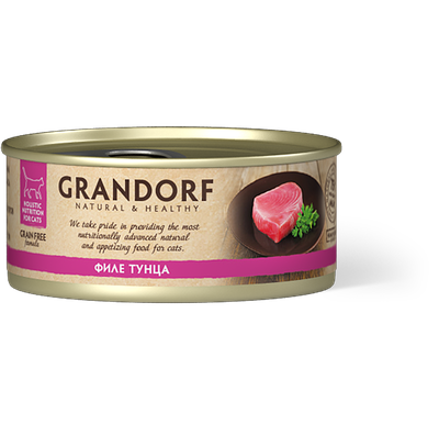 Консерва для кошек Grandorf Филе тунца 70 г