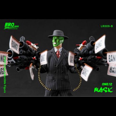Маска, версия 2 (Стенли Ипкисс, "The Mask") - Коллекционная фигурка 1/12 SCALE Mask Action Figure (LR009B) - BROTOYS