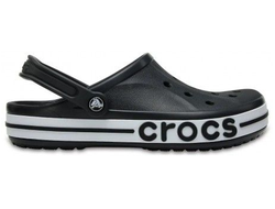 CROCS BAYABAND CLOG ЧЕРНЫЕ С БЕЛЫМ