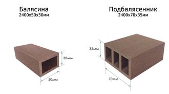 Балясина и подбалясенник