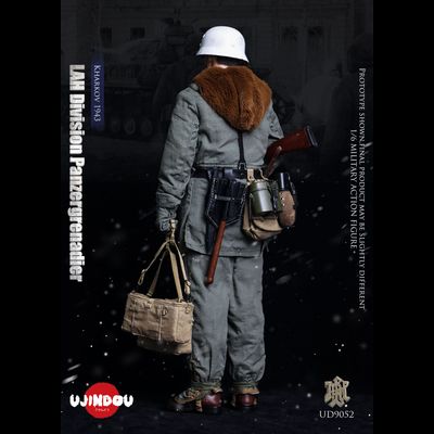 ПРЕДЗАКАЗ - Немецкий панцергренадер - Коллекционная фигурка 1/6 WWII LAH Division Panzergrenadier 1943 (UD9052) - UJINDOU ?ЦЕНА: 23300 РУБ.?