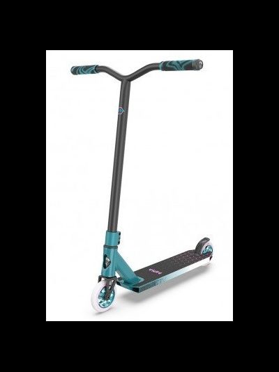 Трюковой самокат VOKUL DYNO бирюзовый/белый спереди