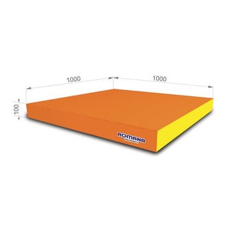 Мат 1х1х0.1 м Романа